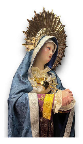 Virgen De Los Dolores Imagen Para Vestir Con Accesorios 68cm