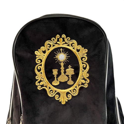 Mochila Sacristía Bordada Sacristia Eucaristía Comunion Liturgia