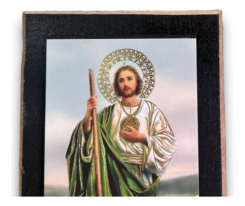 Cuadros De San Judas Tadeo 5piezas De 12cm