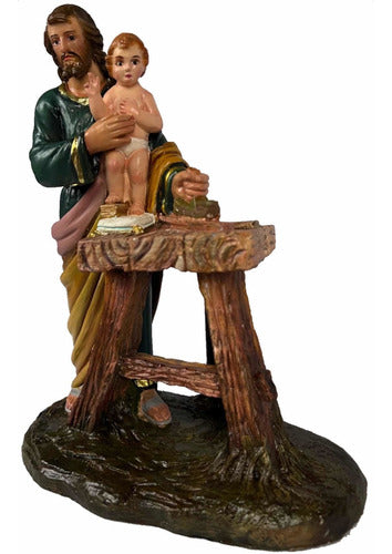 San José Con Mesa De Trabajo Pasta Fina 30cm