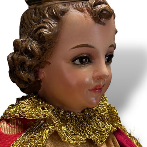 Niño Jesus De Praga 75cm Incluye Accesorios Baño De Oro