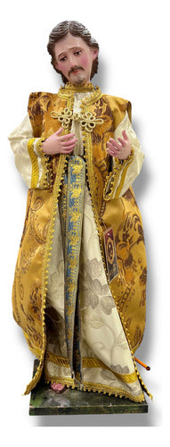 San Juan Evangelista Para Vestir, Articulado Y Bruñido 65cm