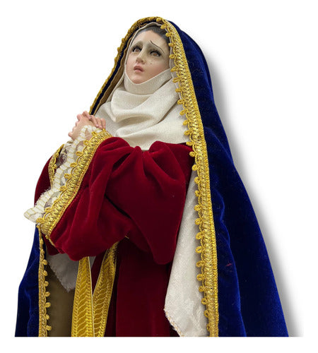 Virgen De Los Dolores 52cm  Imagen Para Vestir