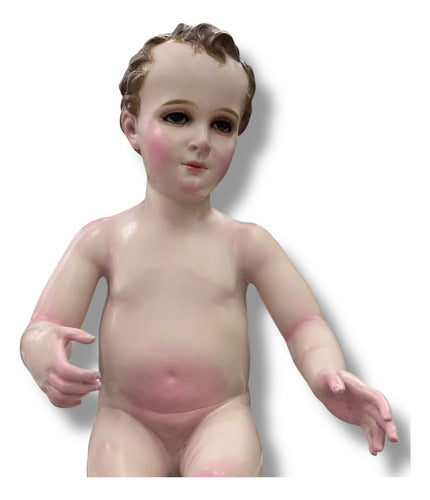 Niño Dios O Niño Jesús En Terminado Fino Bruñido 50cm