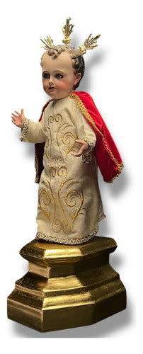 Niño Dios O Niño Jesús 62cm Policromía Al Óleo