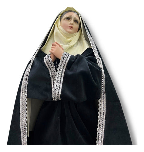 Virgen De Los Dolores 52cm  Imagen Para Vestir