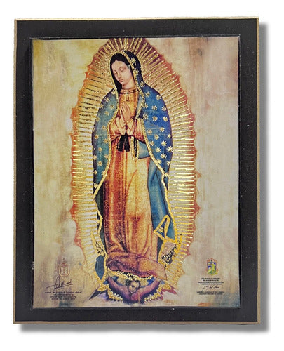 Cuadros De Virgen De Guadalupe 15cm 5 Piezas