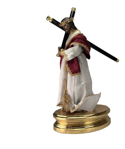 Jesús De Nazareno Para Vestir 38 Cm Con Accesorios