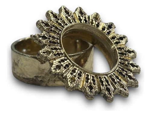 Teca O Relicario Con Rayos (porta Reliquia Santos)