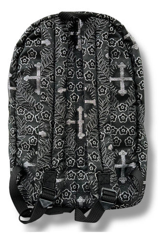 Mochila Sacristía Bordada Tres Corazones Barroca