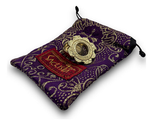 Teca O Relicario De Cruz Con Trébol (porta Reliquia Santos)