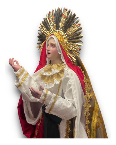 Nuestra Señora De Los Dolores O Virgen Dolorosa 102cm