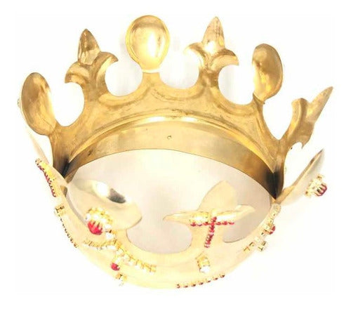 Corona  Reinal Bañada En Oro #15