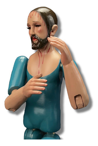 Jesús De Nazareno Articulado En Madera  Para Vestir 31cm