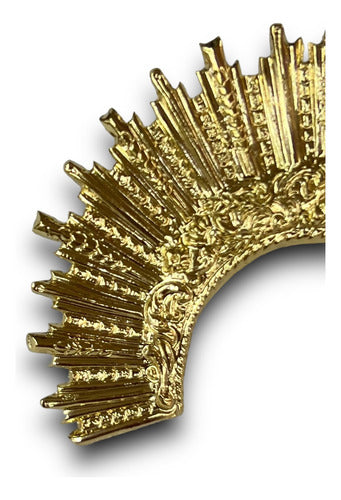 Resplandor Para Virgen De Los Dolores #3 Chapa De Oro