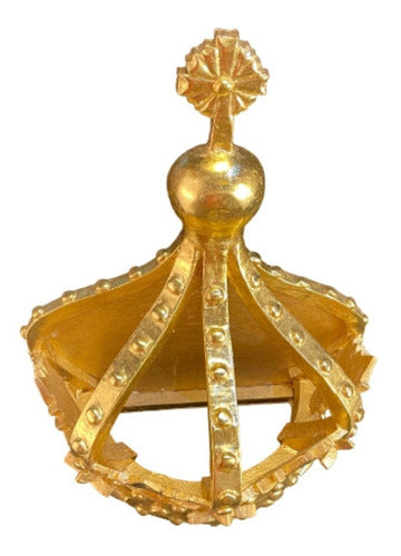 Media Corona Para Cuadro 33 X 41cm En Hoja De Oro