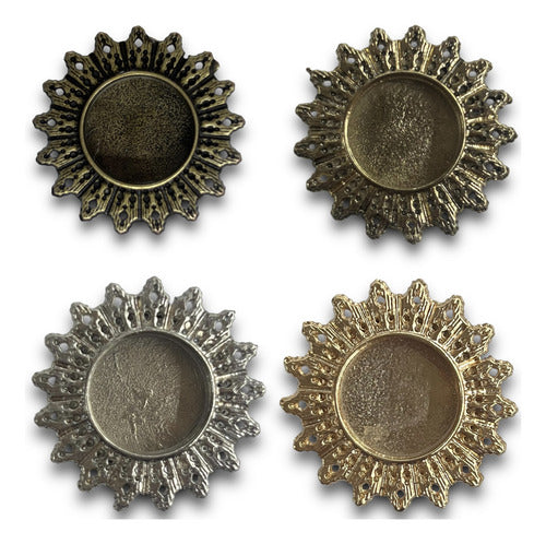 Teca O Relicario Con Rayos (porta Reliquia Santos)