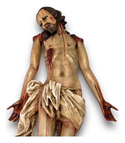 Cristo Crucificado 80cm Desmontable Para Santo Entierro 40cm