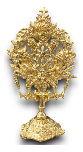 Juego De 2 Palmitorias Doradas 46cm