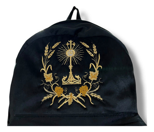 Mochila Sacristía Bordada Eucaristia
