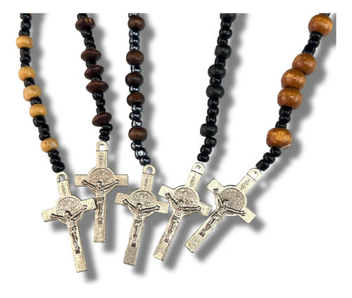 100 Rosarios De Madera