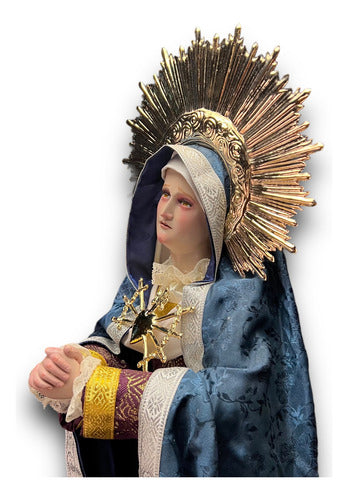 Virgen De Los Dolores Imagen Para Vestir Con Accesorios 68cm