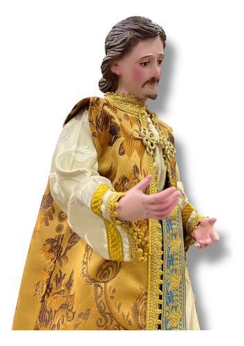 San Juan Evangelista Para Vestir, Articulado Y Bruñido 65cm