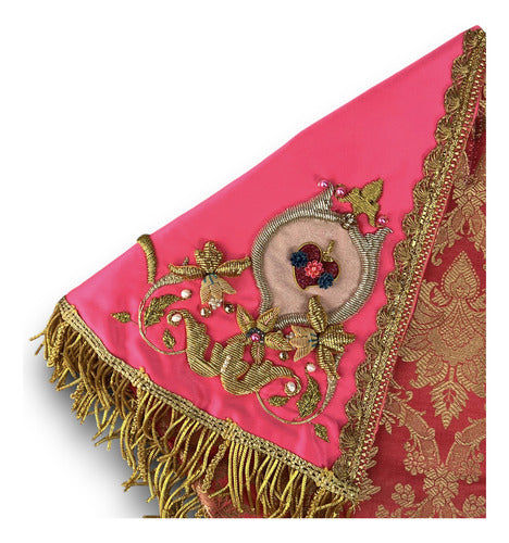 Vestimenta Fina De 30cm Para Virgen Del Rosario Talpa