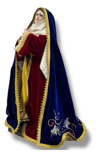 Virgen De Los Dolores 52cm  Imagen Para Vestir