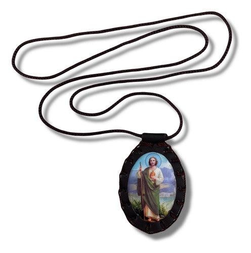 Escapulario Grande San Judas Tadeo Con Virgen De Guadalupe