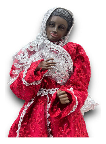 Juego De Reyes Magos 40cm Articulados Con Ropa