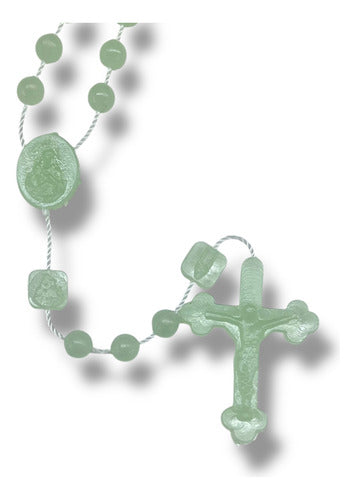 100 Rosarios De Plastico Fosforecentes