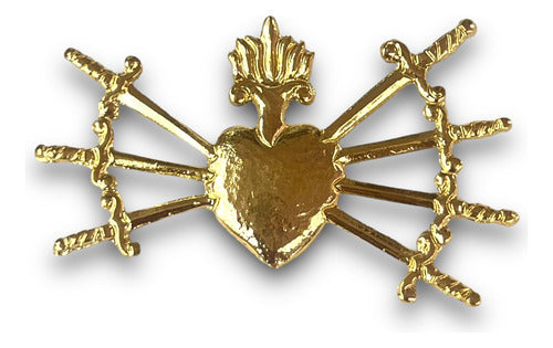 Corazón De 7 Dagas O Dolores De La Virgen #6