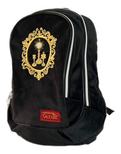 Mochila Sacristía Bordada Sacristia Eucaristía Comunion Liturgia