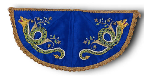 Vestimenta Bordada Pieza Unica Para Virgen De 20cm-23cm