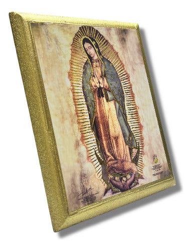 Cuadros De Virgen De Guadalupe 15cm 5 Piezas