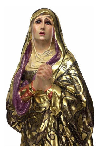 Calvario Set De Dolorosa Y San Juan Evangelista 83cm