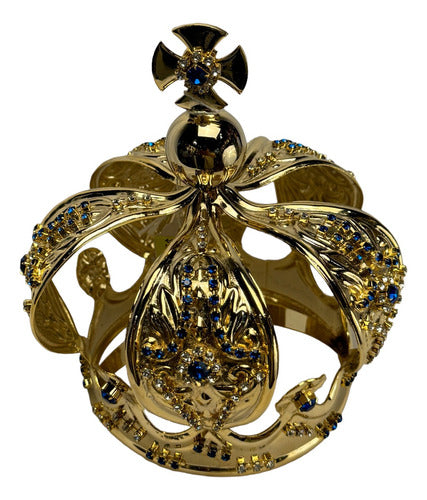 Corona Imperial #10 Laton Con Baño De Oro