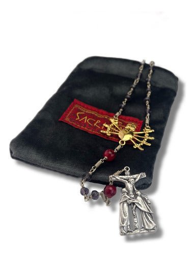 Rosario Engarce Eterno Virgen De Los Dolores 58cm