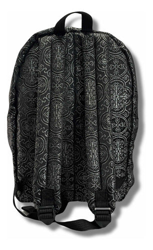 Mochila Sacristía Bordada Tres Corazones Barroca