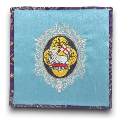 Palia Litúrgica Bordada Pintada A Mano Sacristia Cordero