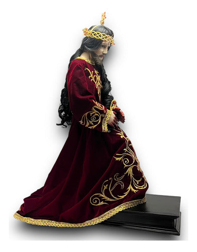 Jesús De Nazareno Articulado En Madera  Para Vestir 95cm