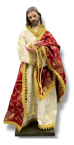 Jesús De Nazaret O Nazareno De Vestir Y Articulado 46cm