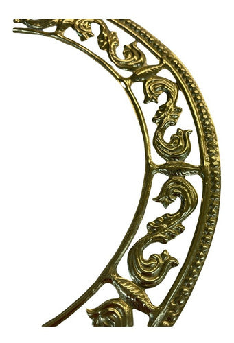 Aureola  26cm De Latón Para Imagen Religiosa Santos