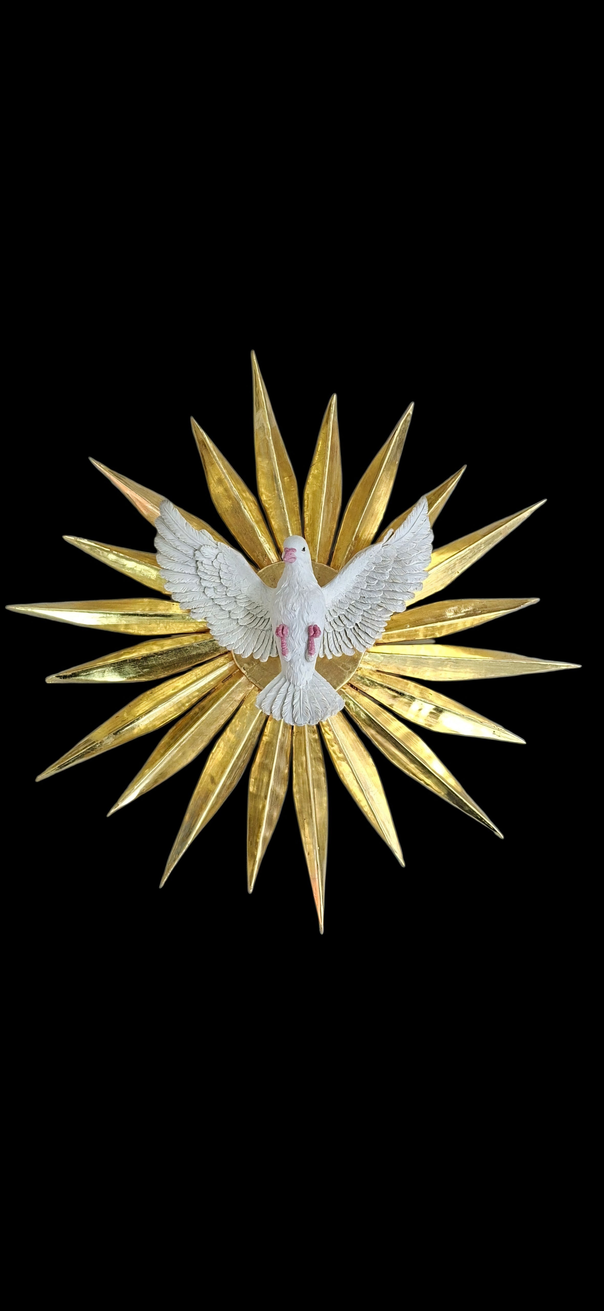 Espíritu Santo con Resplandor 43x43cm