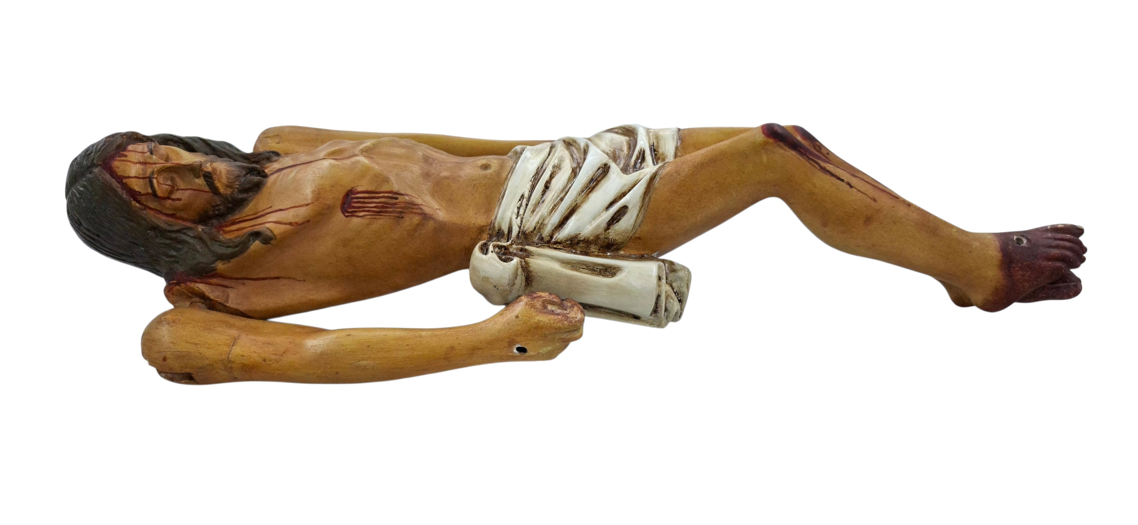 Santo Entierro o Cristo Adyacente con goznes 44cm