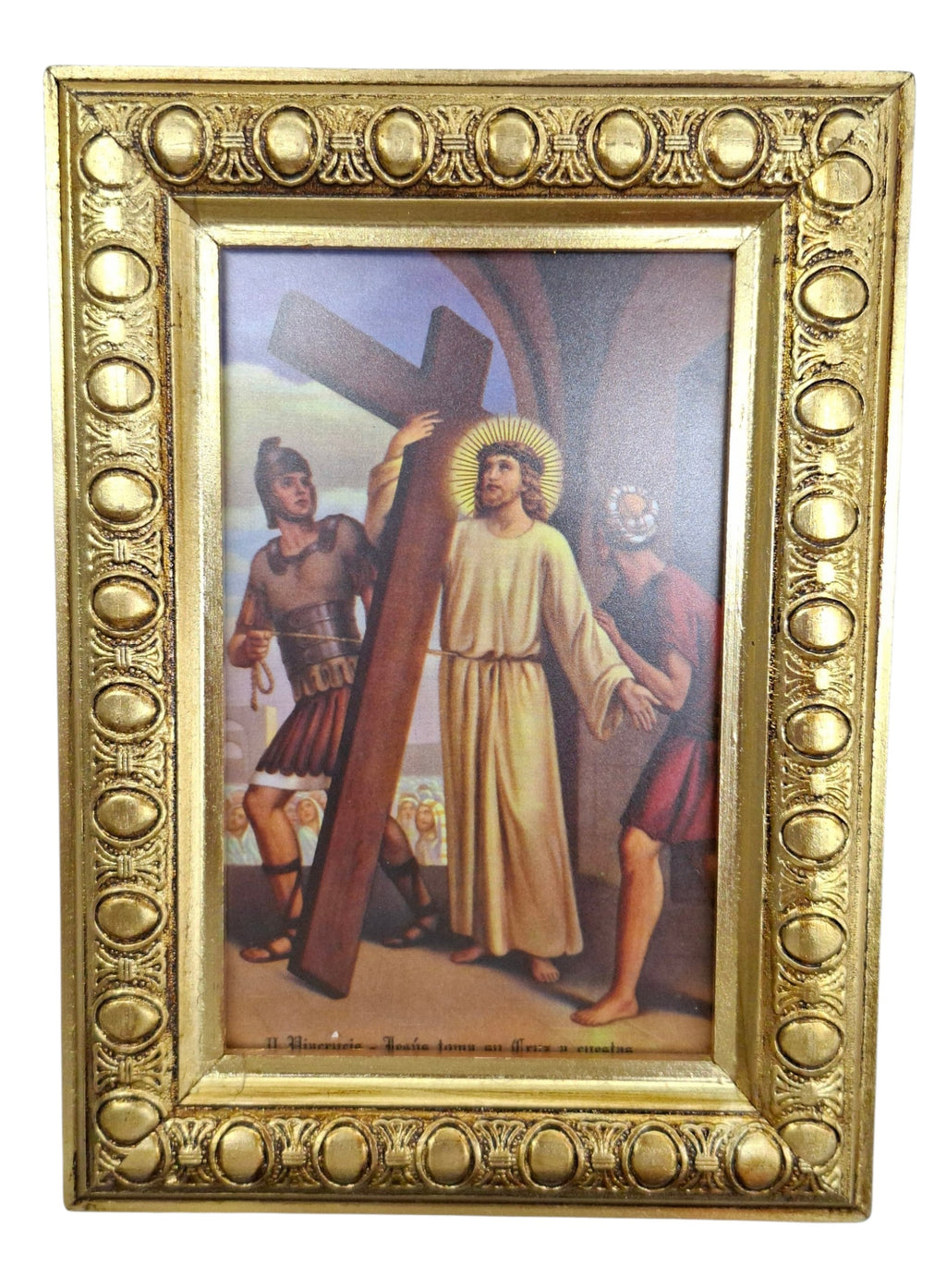 Juego de Viacrucis en cuadro 21.5 x 15.5cm