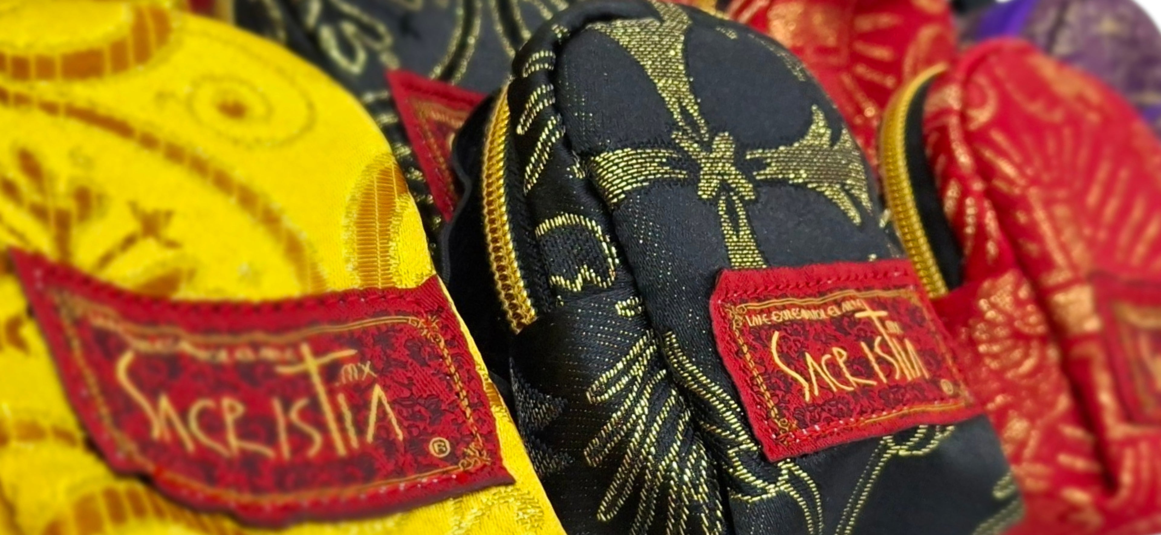 Mini Sacrimochila o Monedero Mini Tela Litúrgica