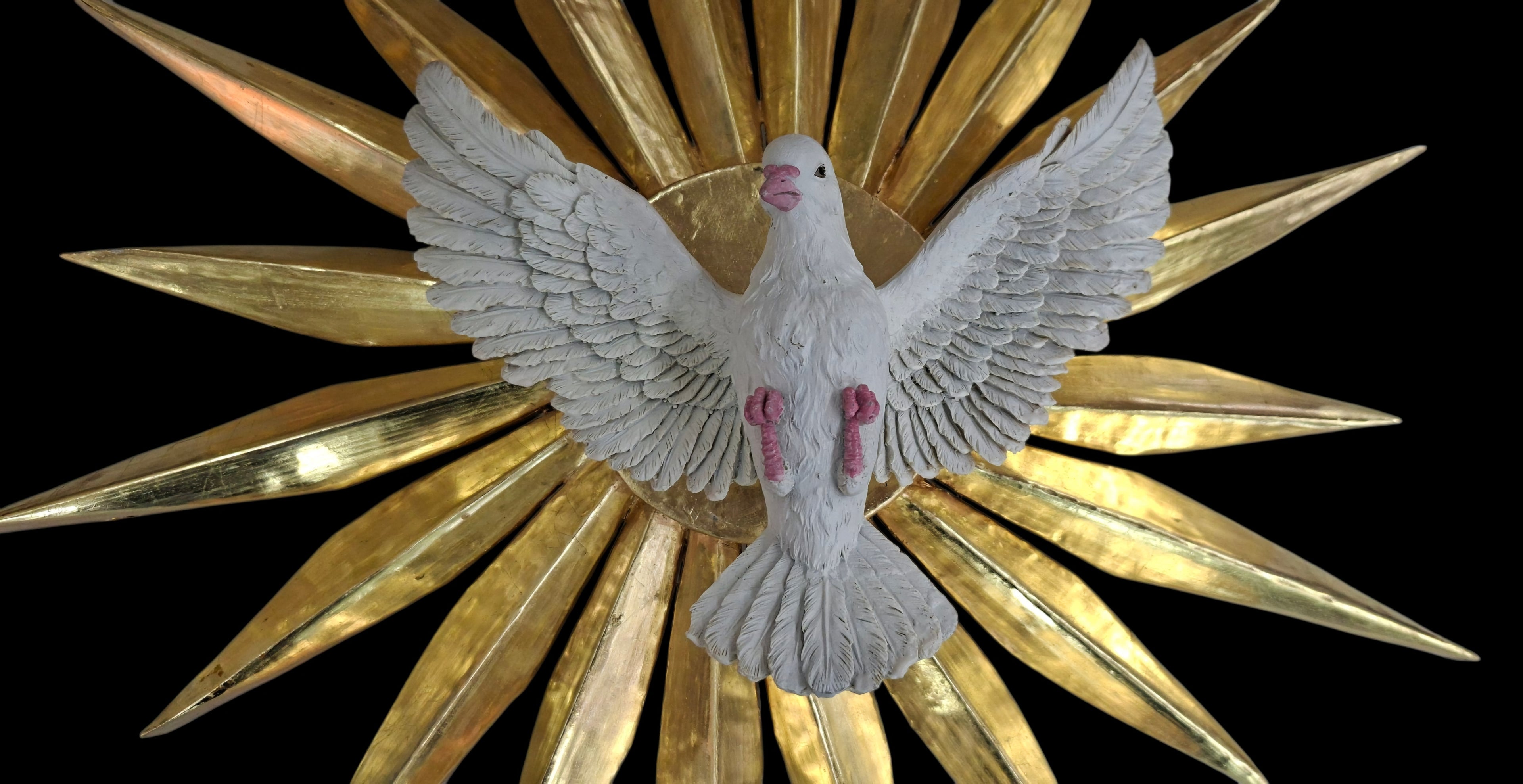 Espíritu Santo con Resplandor 43x43cm