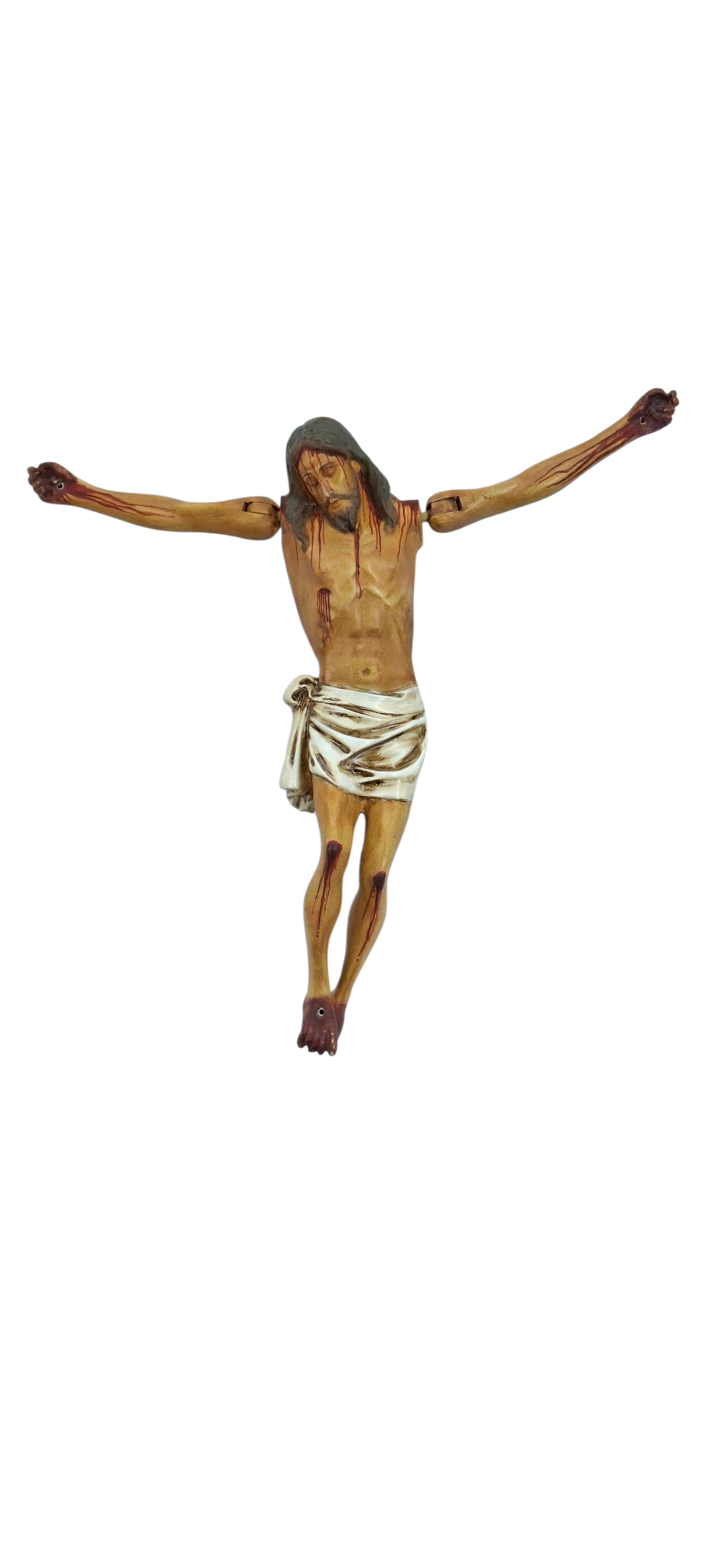 Santo Entierro o Cristo Adyacente con goznes 44cm